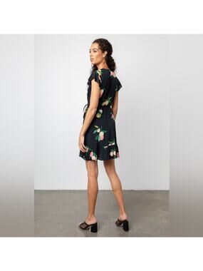 RAILS Koreen Black Grapefruit Wrap Dress New With Tags Women’s Size XL Chic
